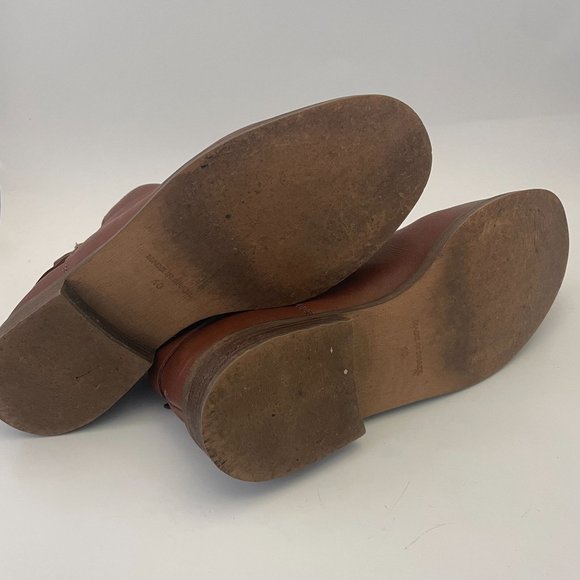 Madewell Women's Brown Leather DARRIN Ankle Boot - Size 10 - Picture 5 of 7